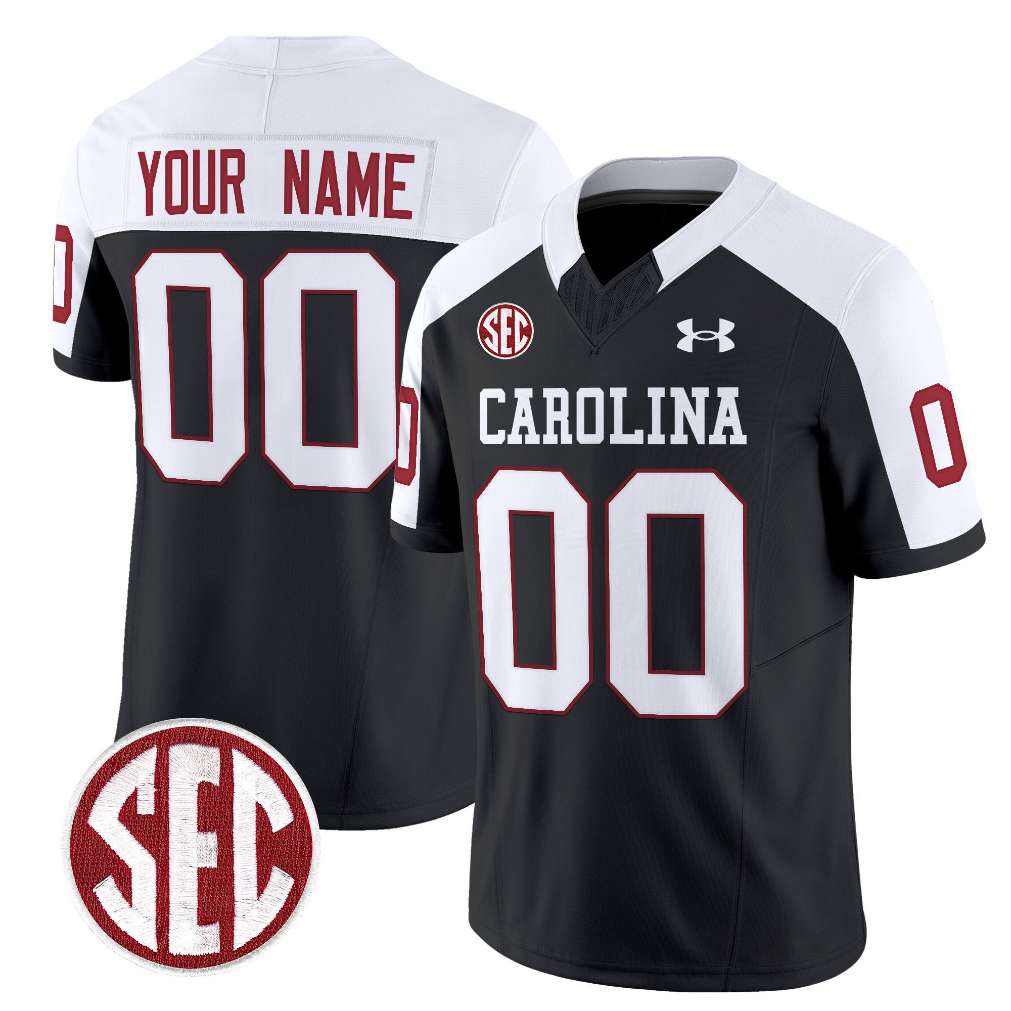 Men South Carolina Gamecocks Black 1980 Throwback Vapor Limited 2024 Custom NCAA Jersey style 1->customized ncaa jersey->Custom Jersey